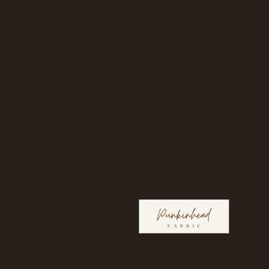 Art Gallery Fabrics Pure Solids Coffee Bean Solid Cotton Quilting Fabric by the Yard, Dark Brown fabric