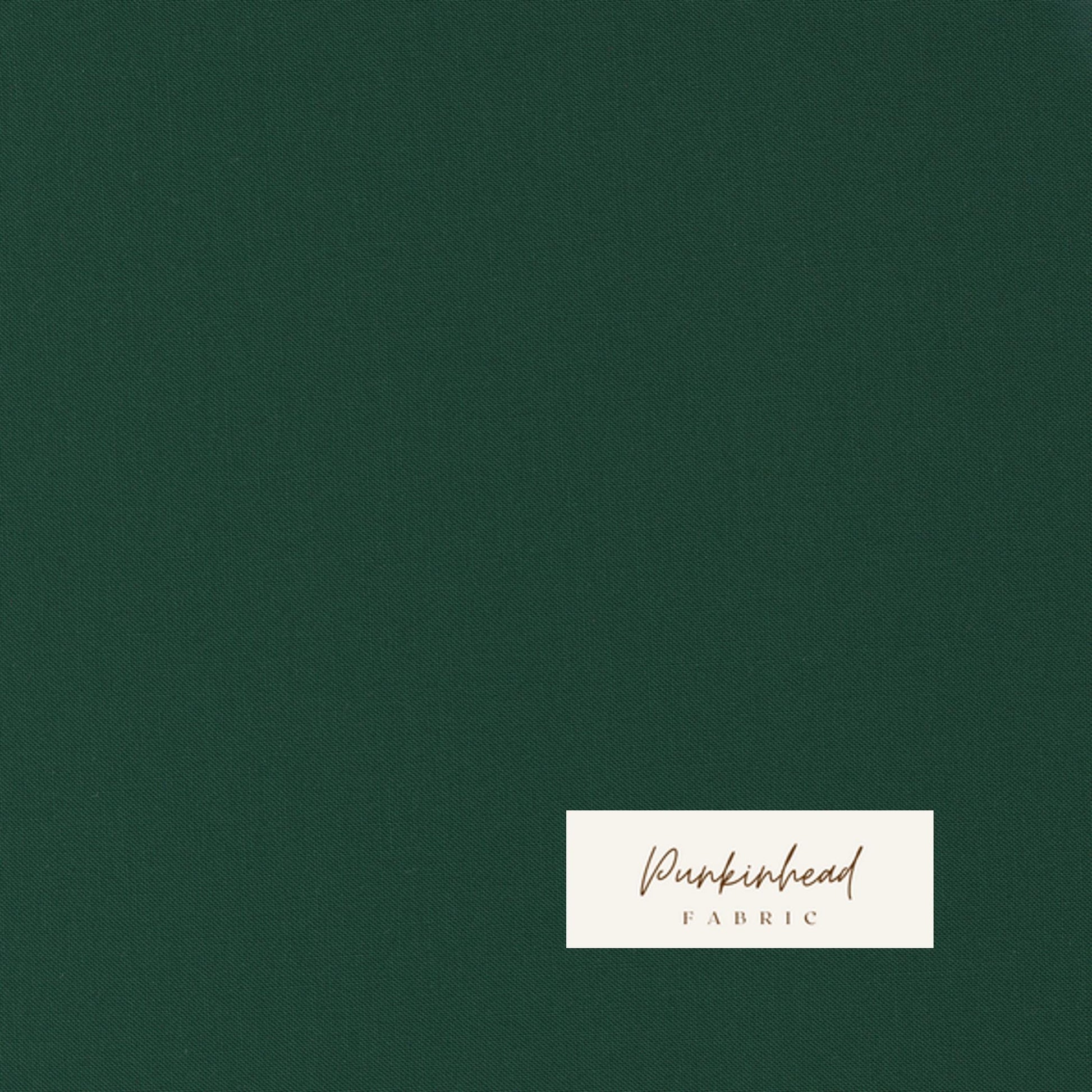 Moda Bella Juniper Green Solid Quilt Fabric by the Yard Dark Forest Green Solid Fabric