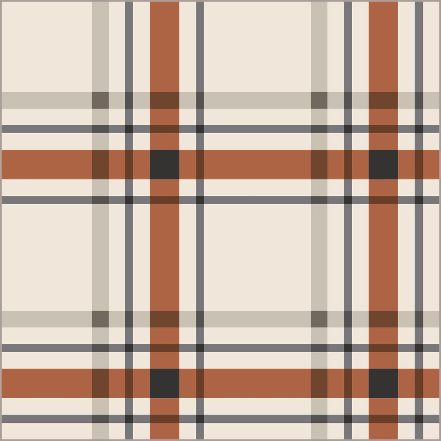 Upscale Plaid Fall Halloween Black Gray Orange Quilt Kit by Lo & Behold Stitchery Paper Pattern, Modern Quilt Pattern