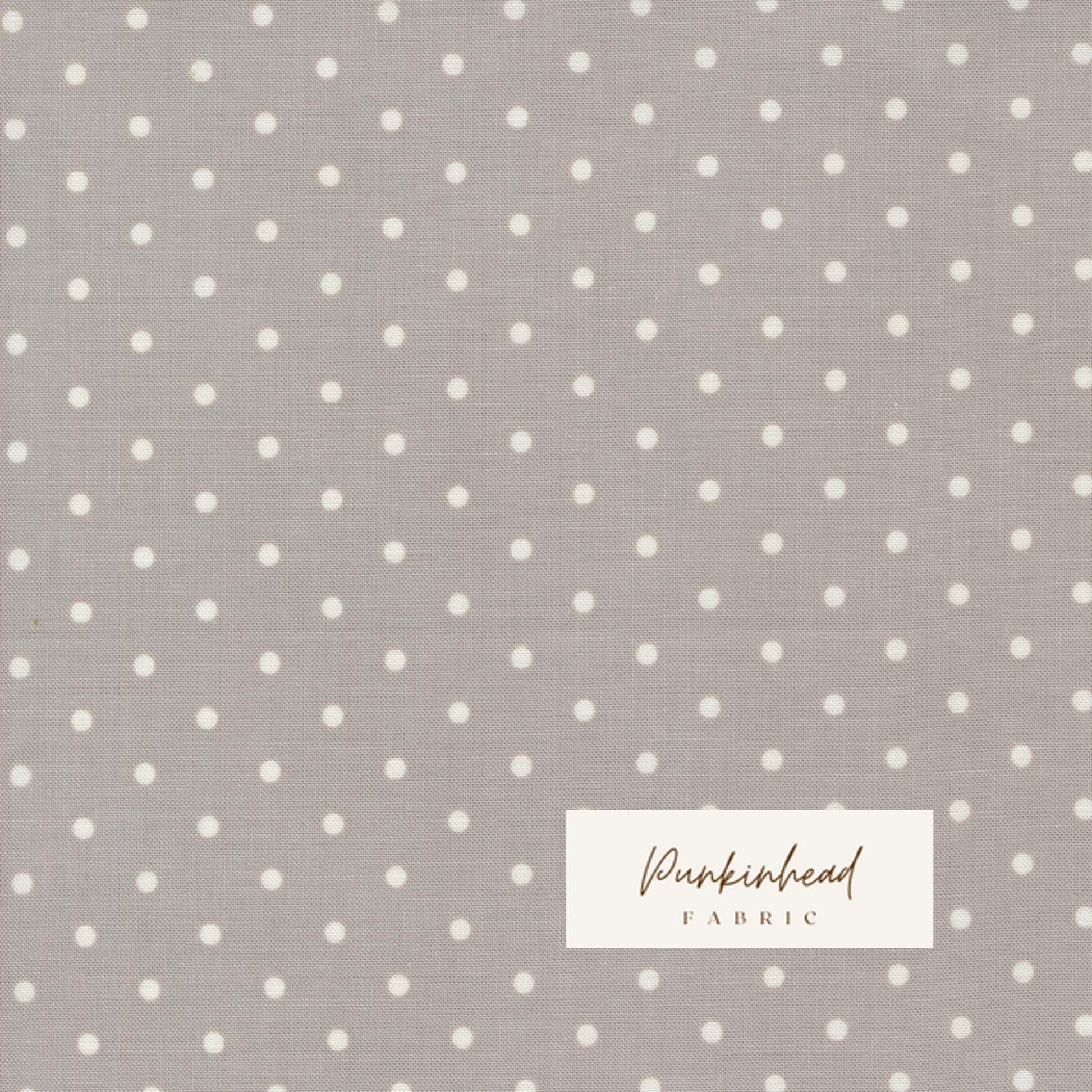 My Summer House Dots Stone Gray Cream White by Bunny Hill Designs Patriotic July 4th for Moda Cotton Quilting Fabric yard