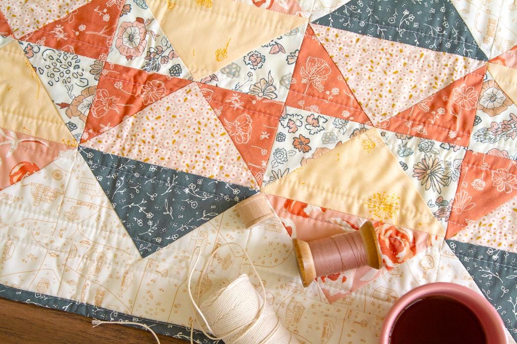 Delicate Blossoms from Road to Round Top by Elizabeth Chappell Quilter's Candy Art Gallery Fabrics Floral Cotton Quilting Fabric by Yard