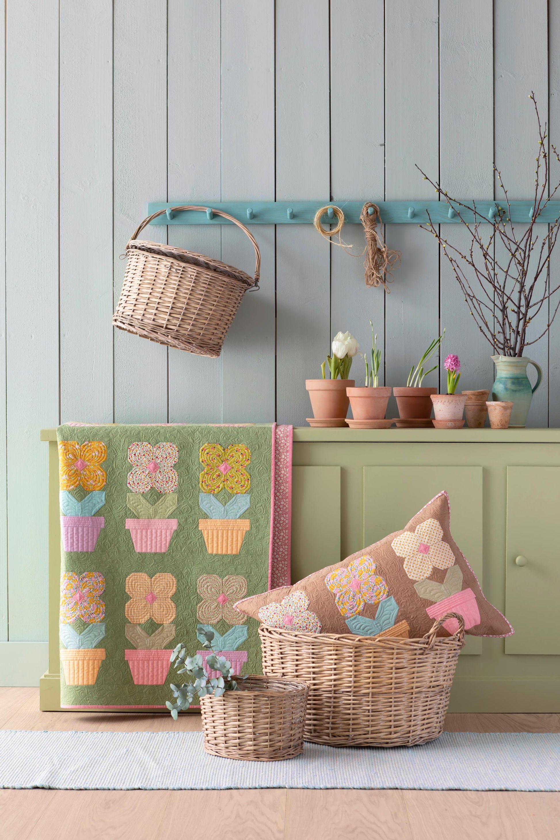 Tilda Fabric Creating Memories Spring Fat Quarter Bundle Quilting Fabric by the Yard 16 Fabrics