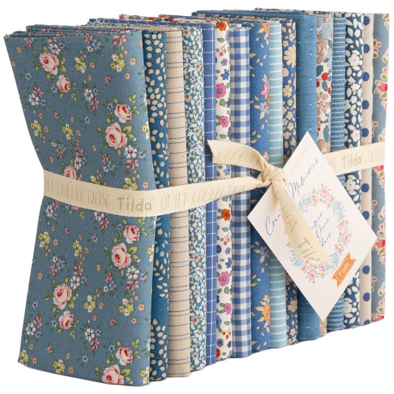 Tilda Fabric Creating Memories Summer Fat Quarter Bundle Quilting Fabric by the Yard 16 Fabrics