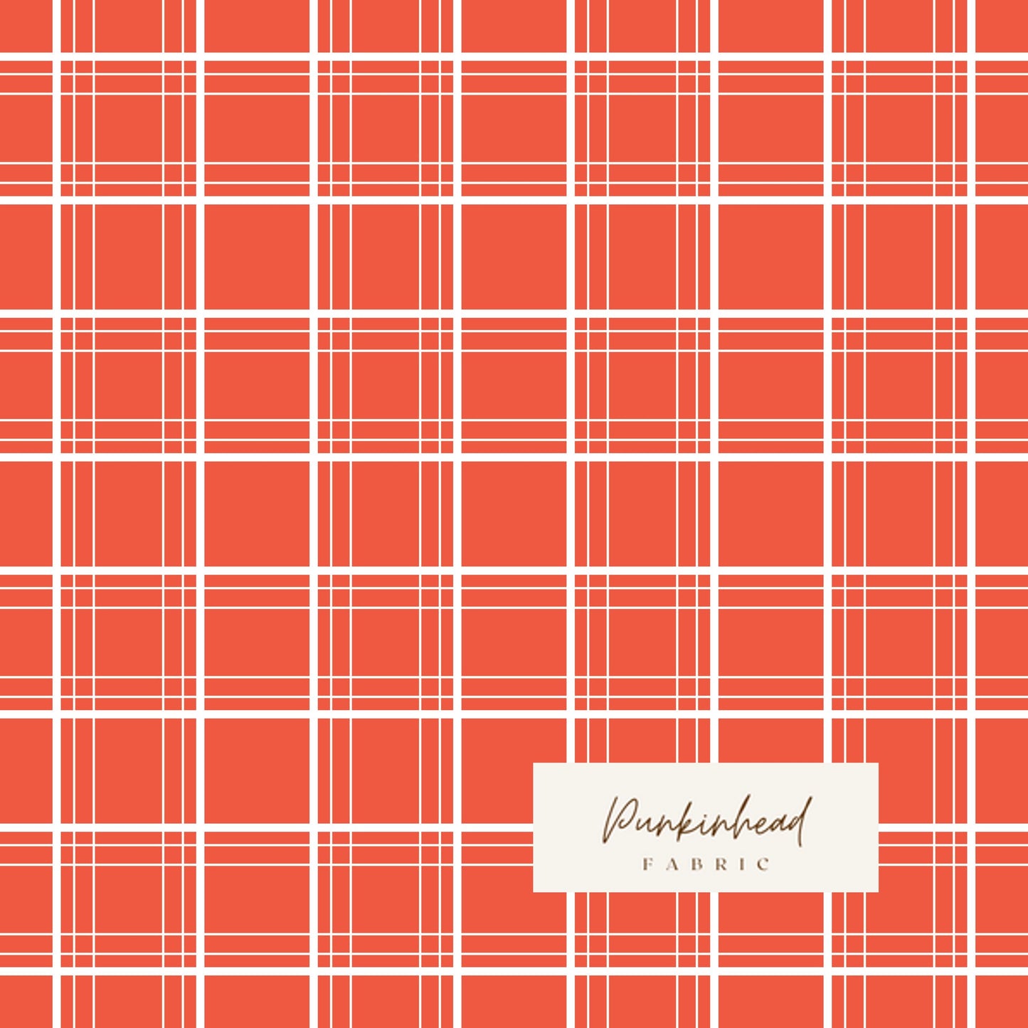 Ski Hill Ski Tracks Red White Plaid by Riley Blake Vintage Christmas Cotton Quilting Fabric by the Yard