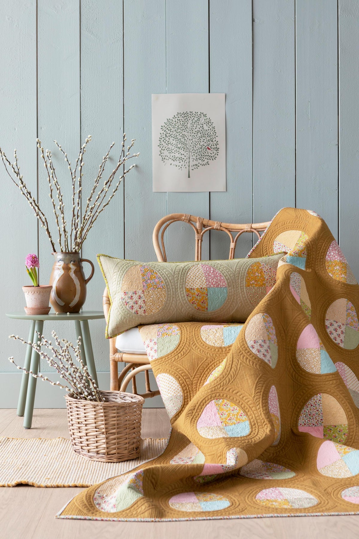 Tilda Fabric Creating Memories Spring Fat Quarter Bundle Quilting Fabric by the Yard 16 Fabrics