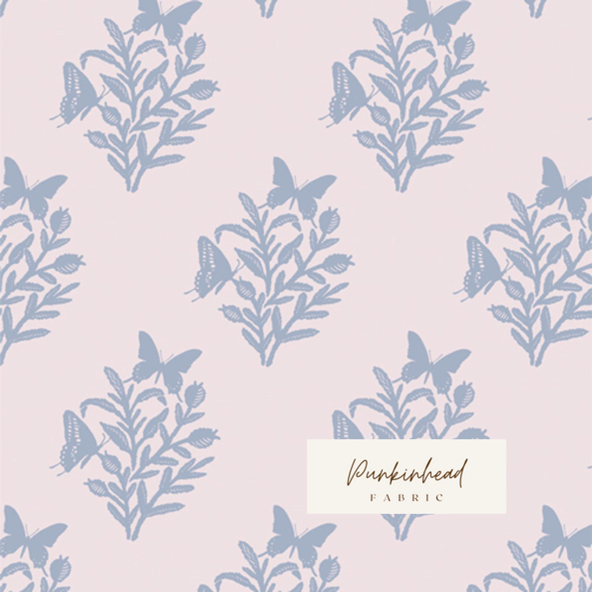 Mugwort Gathering from Fresh Linens by Art Gallery Fabrics Blue White Small Floral Girl Cotton Quilt Fabric by the Yard by Katie O'Shea
