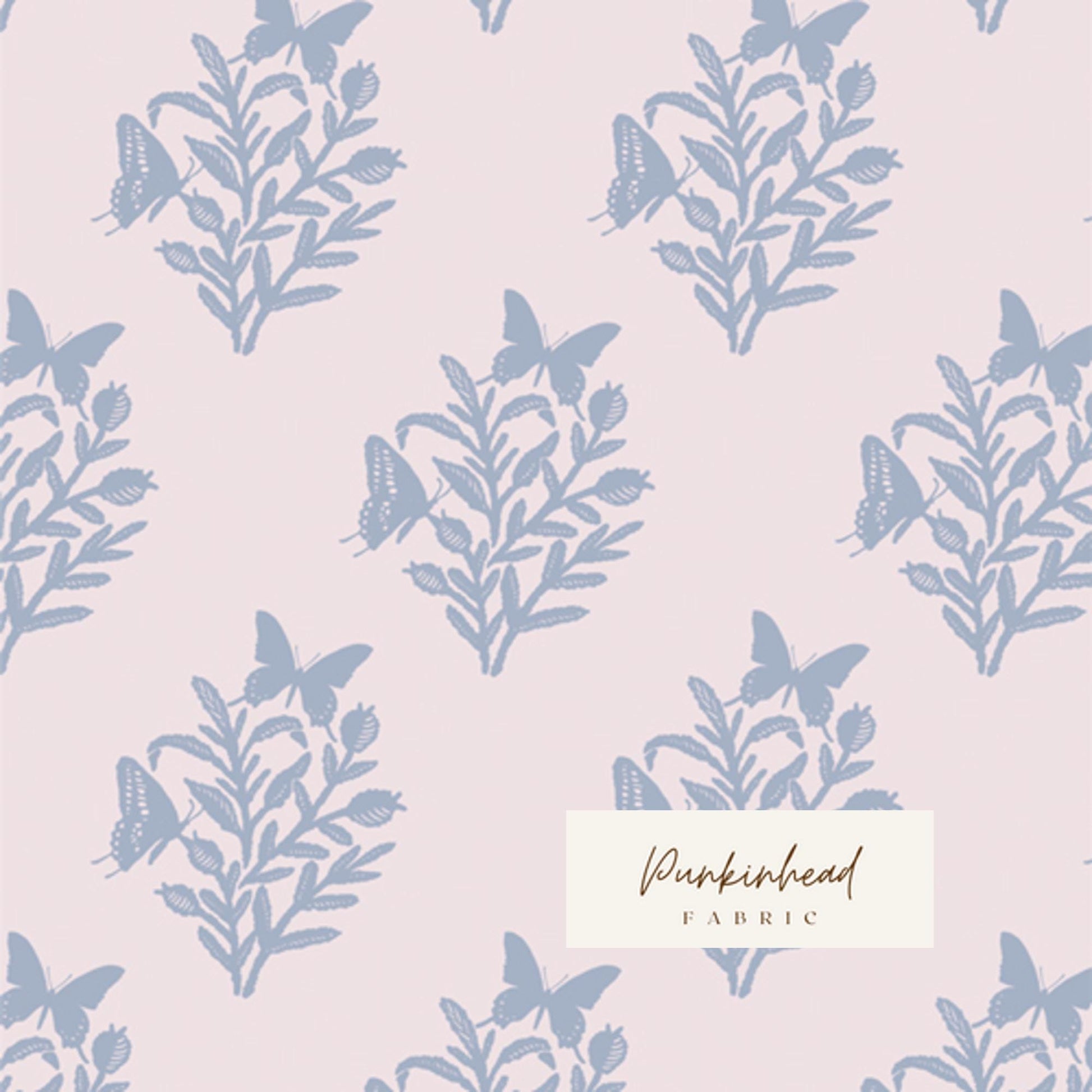 Mugwort Gathering from Fresh Linens by Art Gallery Fabrics Blue White Small Floral Girl Cotton Quilt Fabric by the Yard by Katie O'Shea