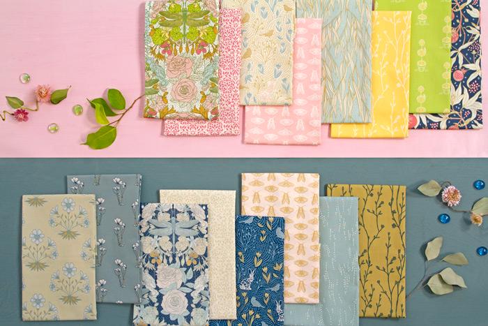 Growing Buds Sunshine from Spring Equinox by Art Gallery Fabrics Yellow White Gold Floral Cotton Quilt Fabric by the Yard by Katie O'Shea