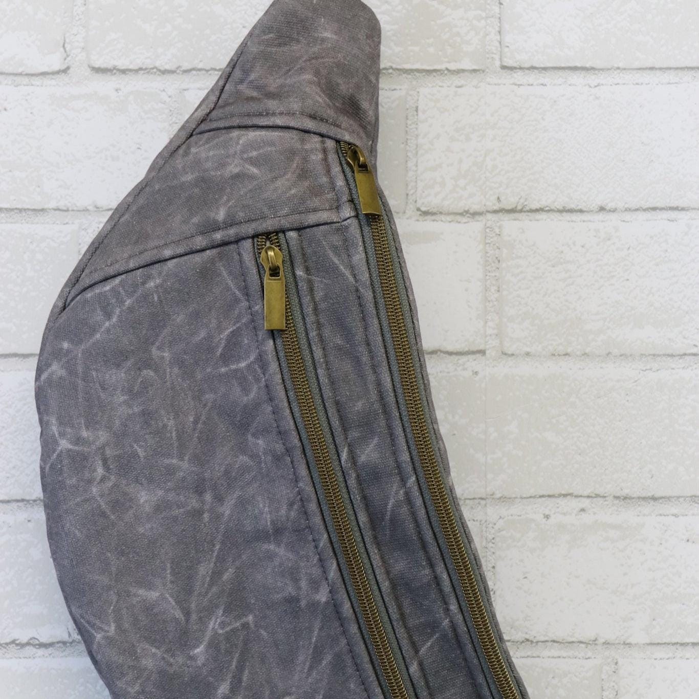 Grey Gray & Antique Gold Brass Bronze Zipper By The Yard + Pulls from Sallie Tomato - 3 Yards, Size #5, 9 Pulls INCLUDED