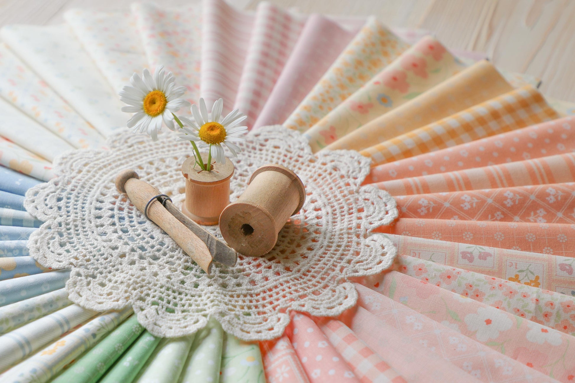 Cottage Charm Yellow White Plaid Check Gingham 31757 33 Heather Briggs My Sew Quilty Life Moda Floral Summer Spring Cotton Quilting Fabric