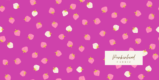 Ruby Star Society Strawberry Berry Purple Magenta Fuscia Pink by Kimberly Knight for Moda Retro Floral Summer Spring Cotton Quilting Fabric