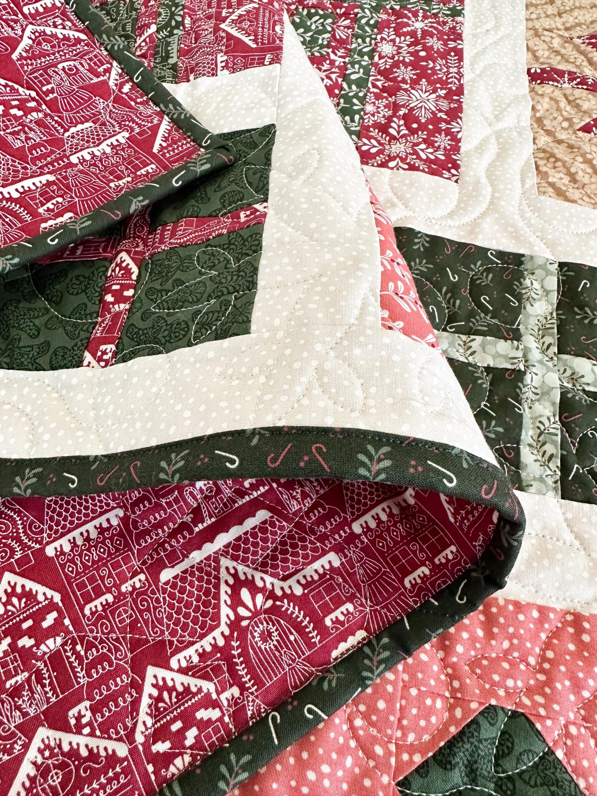 Wrapped Christmas Quilt Pattern by Kiley's Quilt Room - PAPER Pattern Christmas Gift Holiday Quilt Pattern