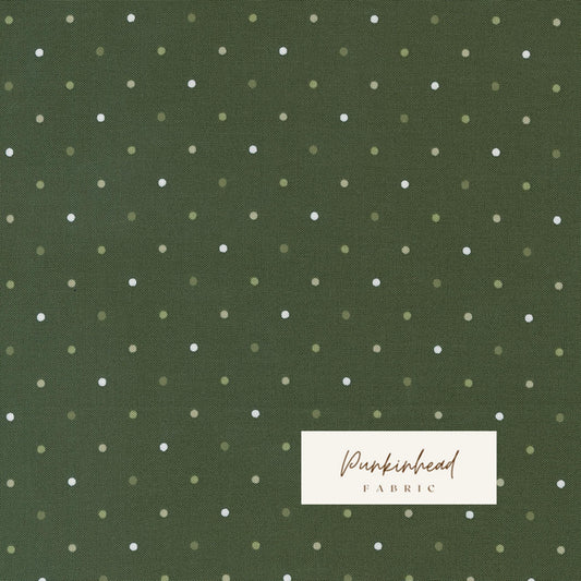Magic Dot Forest Green 5230 20 by Lella Boutique for Moda Polka Dot Cotton Quilting Fabric Fabric by the yard