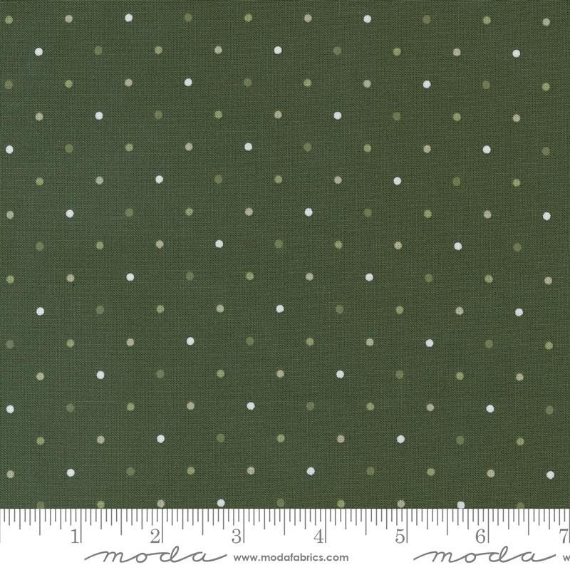 Magic Dot Forest Green 5230 20 by Lella Boutique for Moda Polka Dot Cotton Quilting Fabric Fabric by the yard