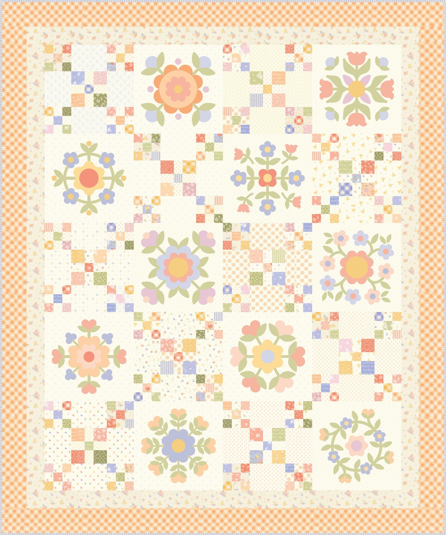 Pastel Prairie Gingham Checks & Plaid Sunshine Yellow White Heather Briggs My Sew Quilty Life for Moda Spring Cotton Quilting Fabric
