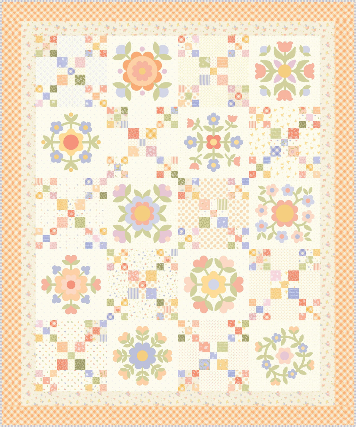 Pastel Prairie Stripes Pear Green White Heather Briggs My Sew Quilty Life for Moda Spring Cotton Quilting Fabric