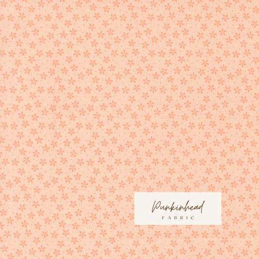Pastel Prairie Colander Small Floral Petal Peach Pink Heather Briggs My Sew Quilty Life for Moda Spring Cotton Quilting Fabric