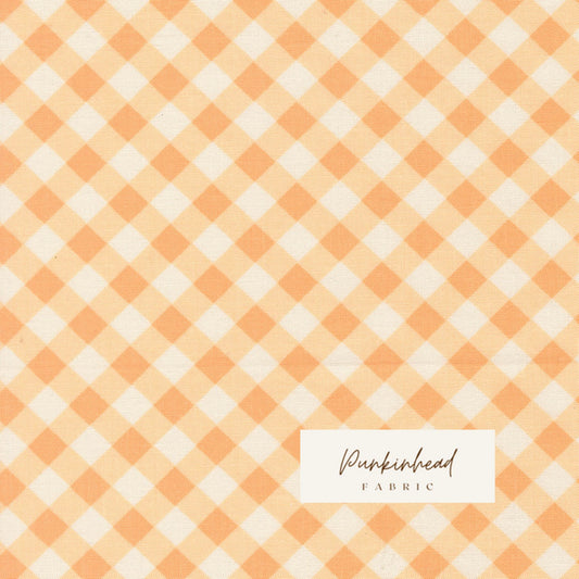 Pastel Prairie Gingham Checks & Plaid Apricot Peach Pink White Heather Briggs My Sew Quilty Life for Moda Spring Cotton Quilting Fabric
