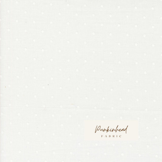 Magic Dot Cloud White 5230 39 by Lella Boutique for Moda Polka Dot Cotton Quilting Fabric Fabric by the yard