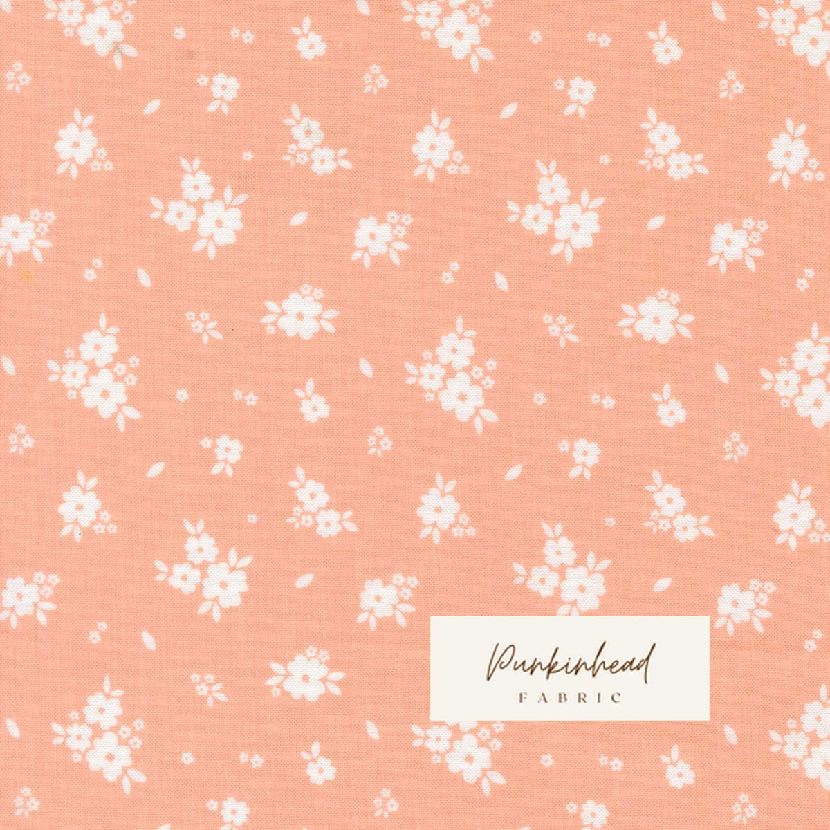 Pastel Prairie Bloomers Small Floral Jovial Peach Pink Heather Briggs My Sew Quilty Life for Moda Spring Cotton Quilting Fabric