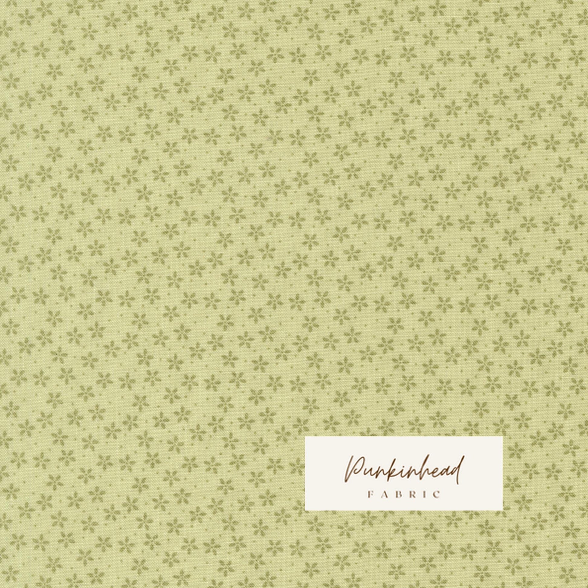 Pastel Prairie Colander Small Floral Pear Green Heather Briggs My Sew Quilty Life for Moda Spring Cotton Quilting Fabric
