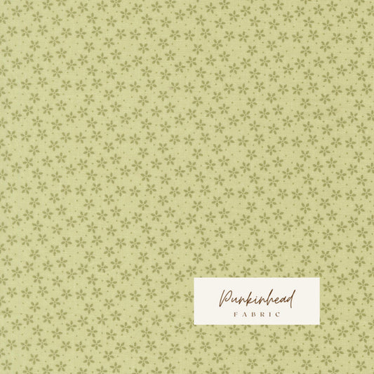 Pastel Prairie Colander Small Floral Pear Green Heather Briggs My Sew Quilty Life for Moda Spring Cotton Quilting Fabric