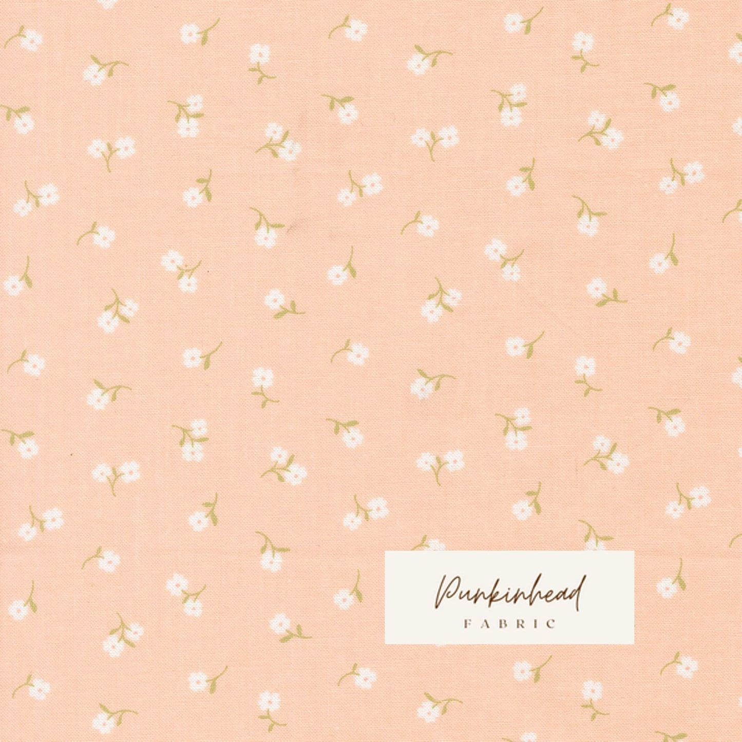 Pastel Prairie Tiny Small Floral Petal Pink Peach White Heather Briggs My Sew Quilty Life for Moda Spring Cotton Quilting Fabric