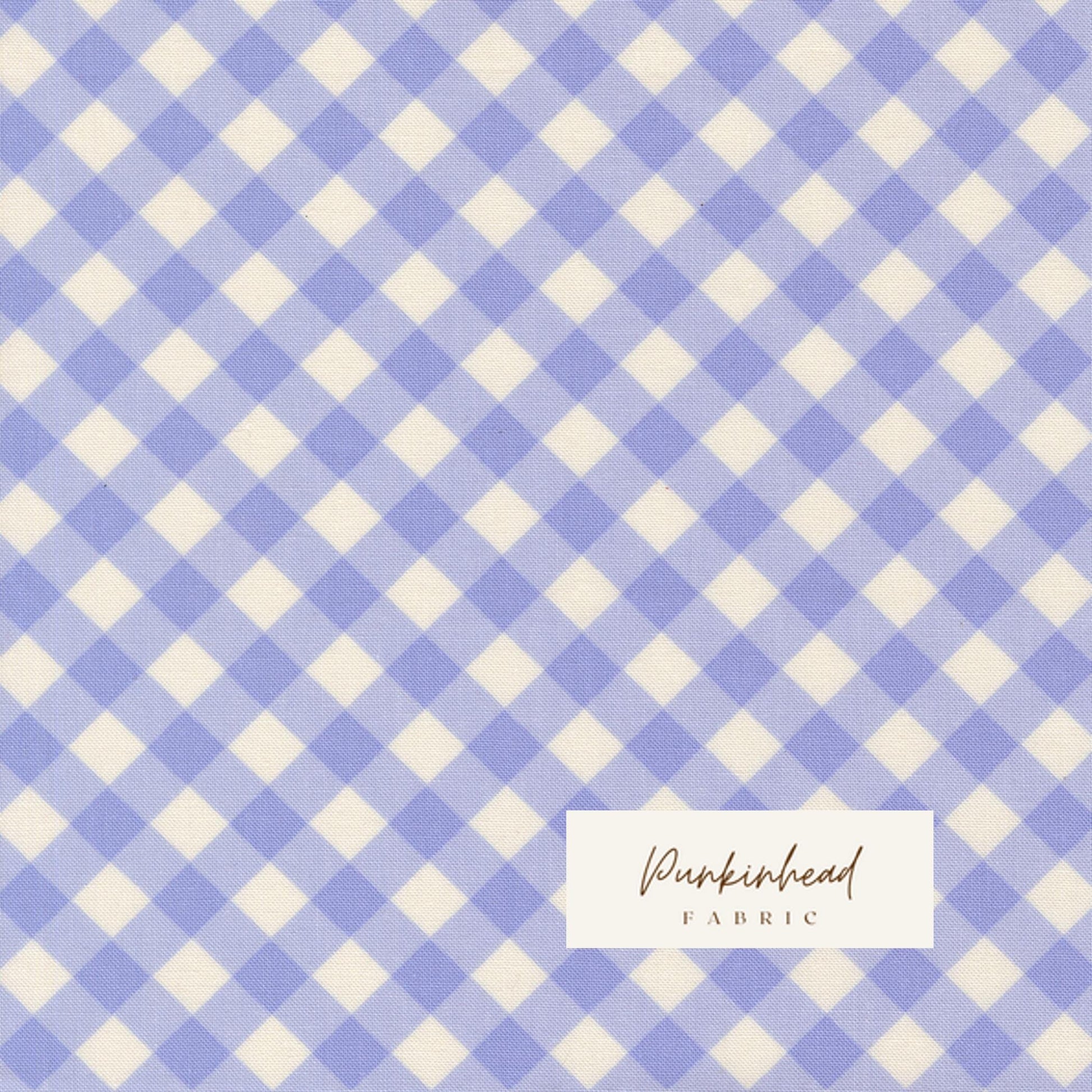 Pastel Prairie Gingham Checks & Plaid Mist Blue White Heather Briggs My Sew Quilty Life for Moda Spring Cotton Quilting Fabric