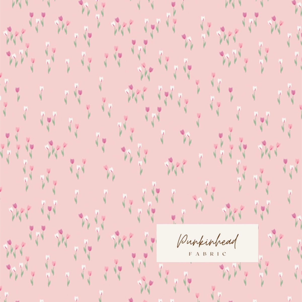 Hillside Tulips from Romantica by Art Gallery Fabrics Pink Floral Cotton Quilting Fabric by the Yard