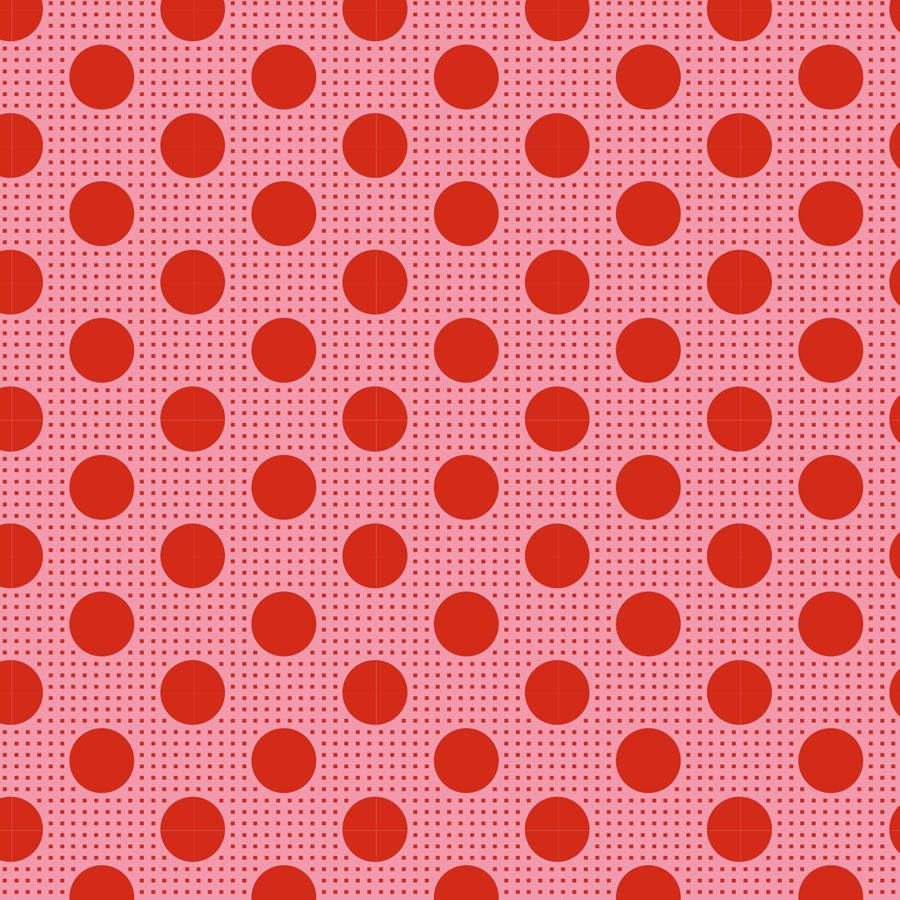 Tilda Fabric Medium Dots Fat Quarter Bundle Quilting Sewing Doll Making Fabric by the Yard