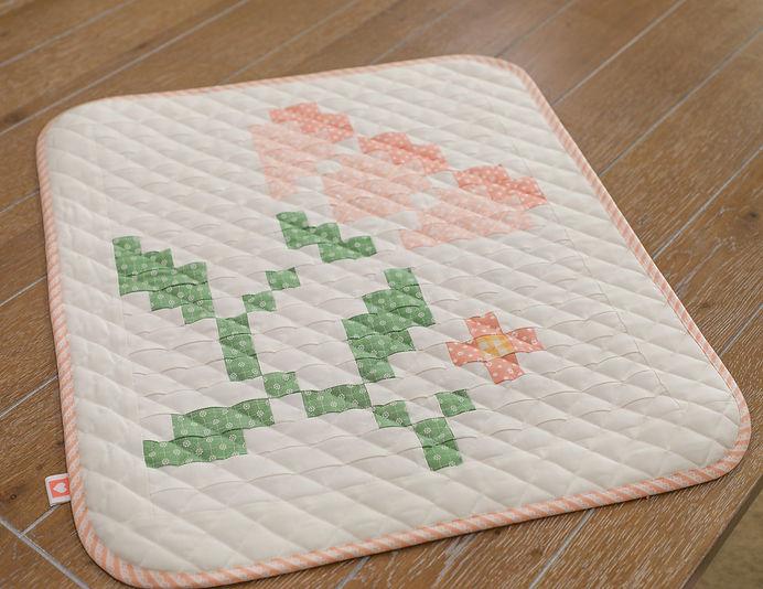 Blooming Stitches Floral Quilt Pattern by Heather Briggs My Sew Quilty Life -PAPER Pattern - Vintage Quilt Pattern