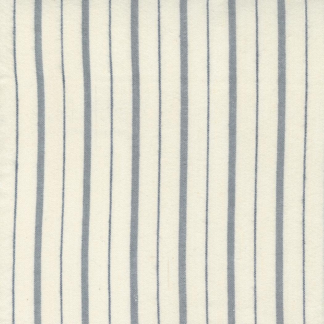 Urban Homestead Woven Cloud Cream Off Gray Taupe Stripe by Primitive Gatherings for Moda Low Volume Cotton Quilting Fabric by the yard