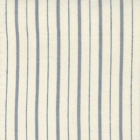 Urban Homestead Woven Cloud Cream Off Gray Taupe Stripe by Primitive Gatherings for Moda Low Volume Cotton Quilting Fabric by the yard