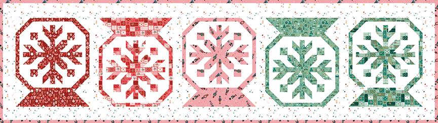 Nutcracker Tradition Christmas Nutcracker Toss Snow White by Jennifer Long Sew a Story for Riley Blake Cotton Quilting Fabric Yard