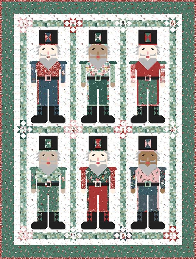 Nutcracker Tradition Christmas Magic Stars Midnight Blue by Jennifer Long Sew a Story for Riley Blake Cotton Quilting Fabric Yard