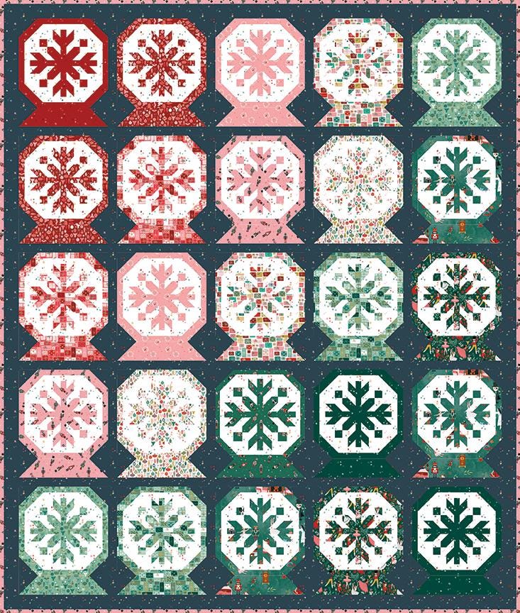Nutcracker Tradition Christmas Nutcracker Toss Snow White by Jennifer Long Sew a Story for Riley Blake Cotton Quilting Fabric Yard