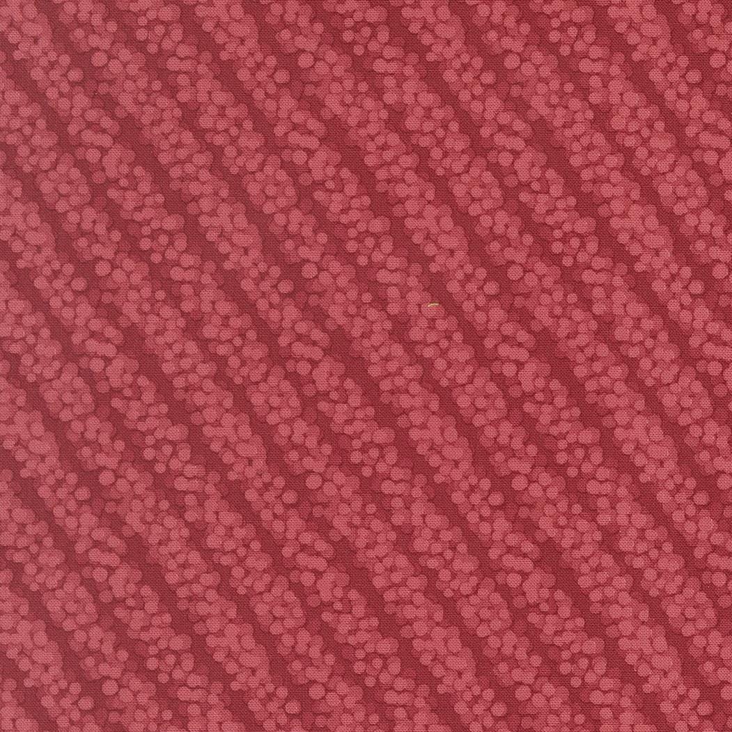 Gingerbread Lane Cranberry Red Holly Stripes by Kiley's Quilt Room for Moda Christmas Holiday Cotton Quilting Fabric by yard