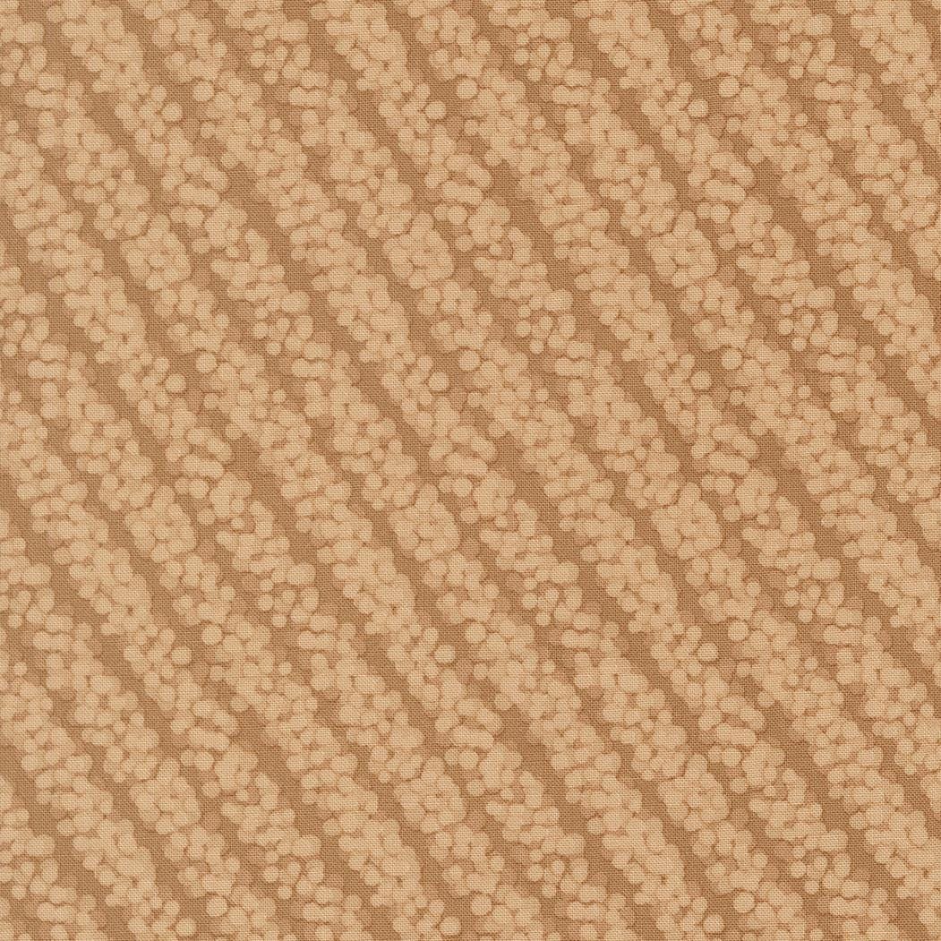 Gingerbread Lane Cocoa Brown Tan Holly Stripes by Kiley's Quilt Room for Moda Christmas Holiday Cotton Quilting Fabric by yard