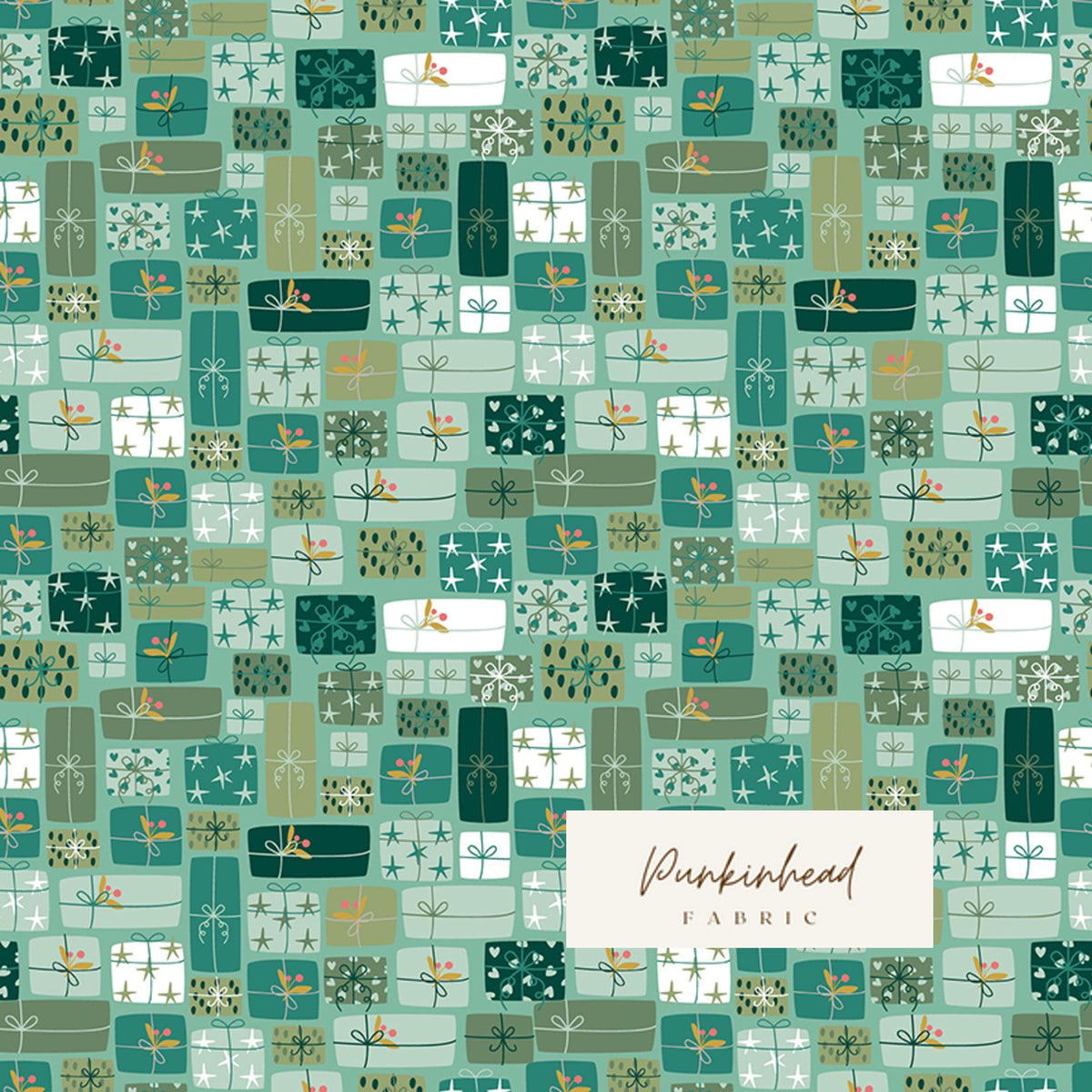 Nutcracker Tradition Christmas Gifts of Giving Presents Mint Green by Jennifer Long Sew a Story for Riley Blake Cotton Quilting Fabric Yard