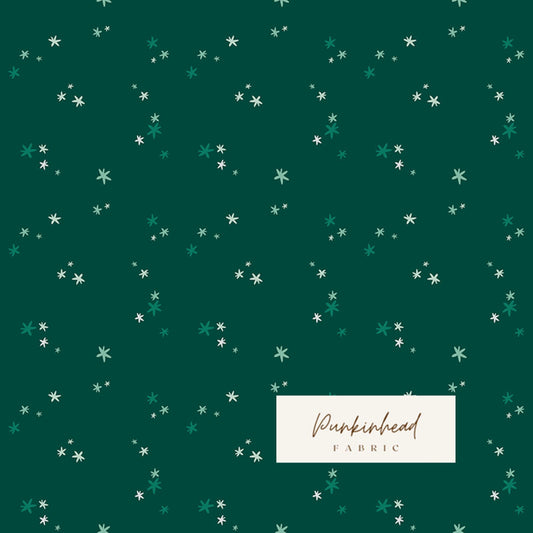 Nutcracker Tradition Christmas Magic Stars Pine Green by Jennifer Long Sew a Story for Riley Blake Cotton Quilting Fabric Yard