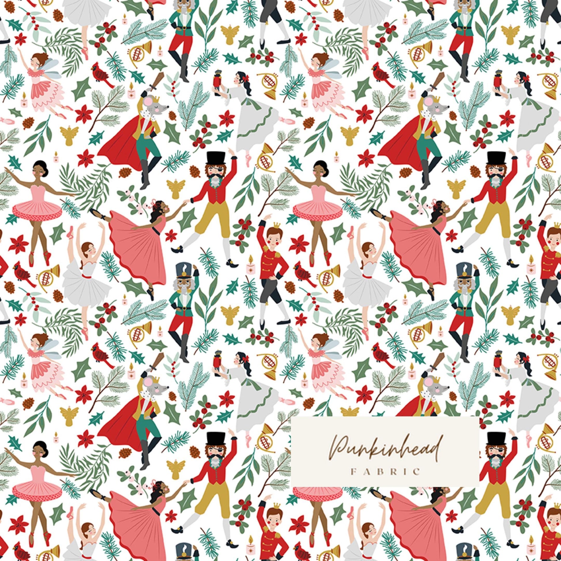 Nutcracker Tradition Christmas Storybook Snow White by Jennifer Long Sew a Story for Riley Blake Cotton Quilting Fabric Yard