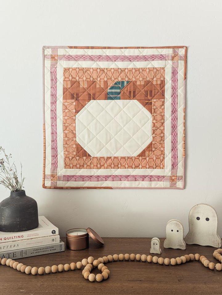 Plaid Patch Quilt Pattern by Punkinhead Fabric - Pumpkin Plaid Fall Autumn Halloween Quilt PDF Pattern Beginner Friendly