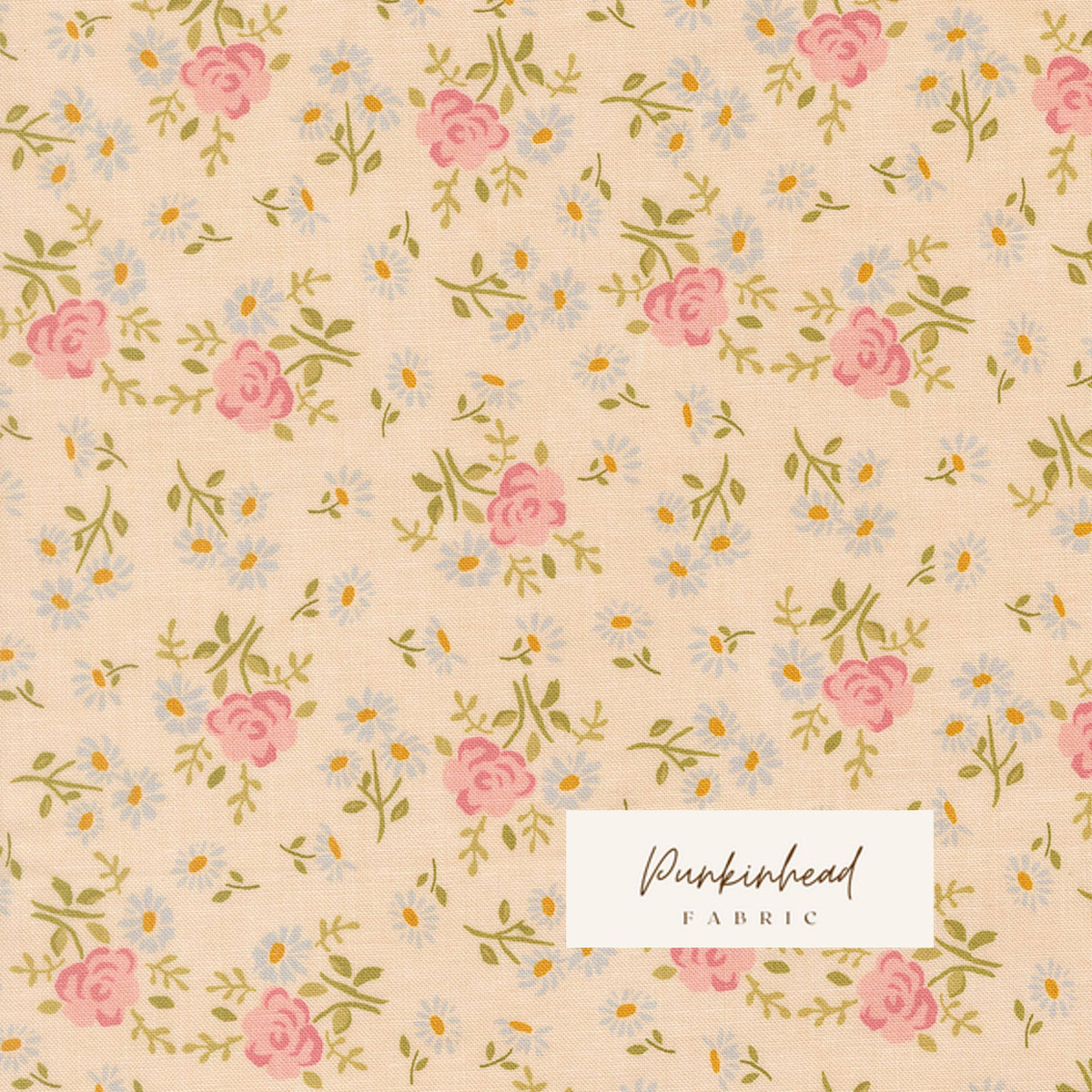 My Secret Garden Rose Garden Small Floral Cloud White by Stacy Iest Hsu for Moda Cotton Quilting Fabric by the Yard