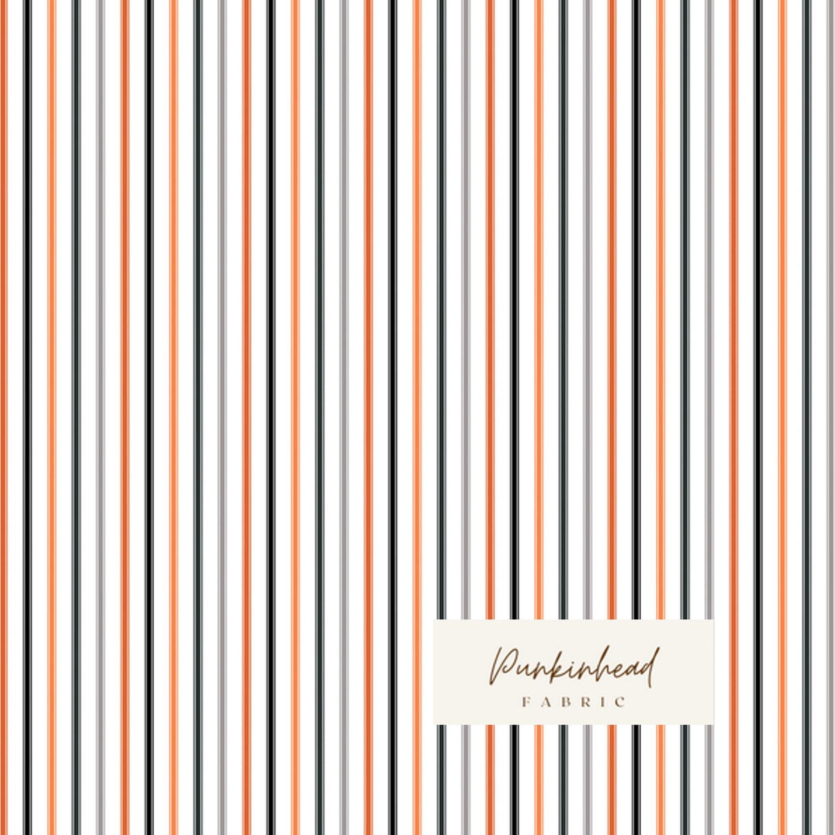 Halloween Black Orange White Ticking Stripe Fall Cotton Quilting Fabric by Riley Blake Quilt Fabric by the yard