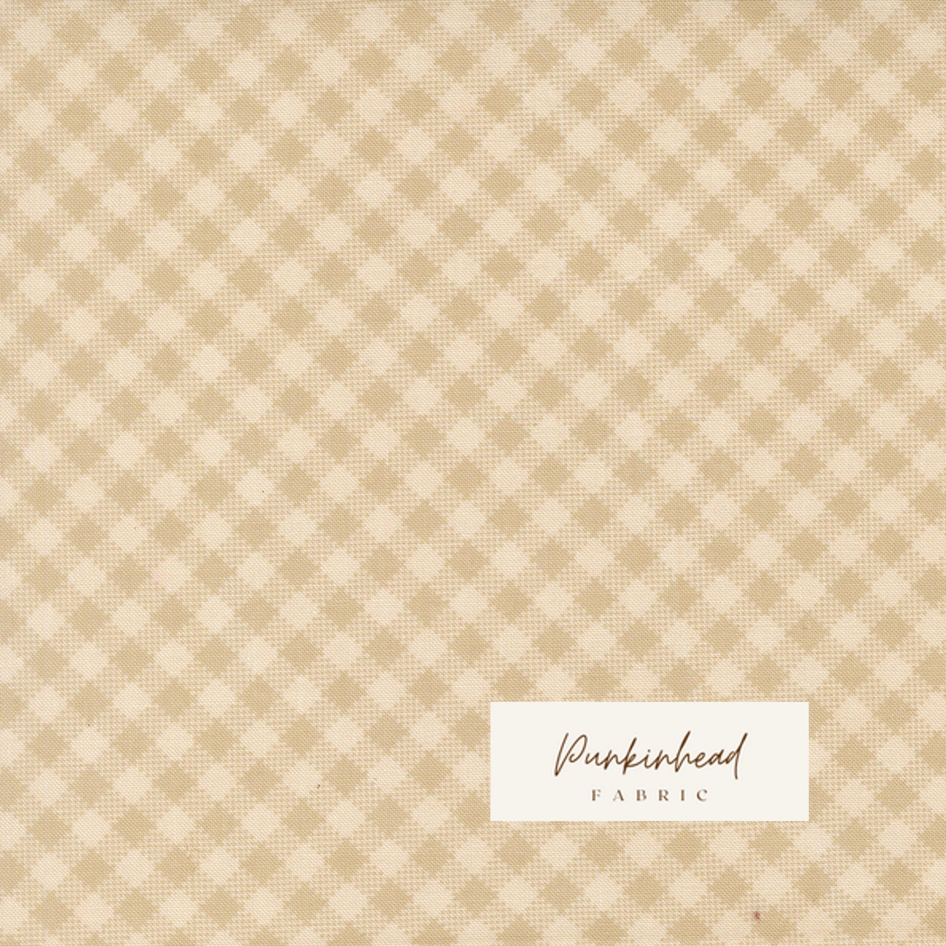 My Secret Garden Gingham Checks and Plaids Cloud Natural Cream by Stacy Iest Hsu for Moda Cotton Quilting Fabric by Yard