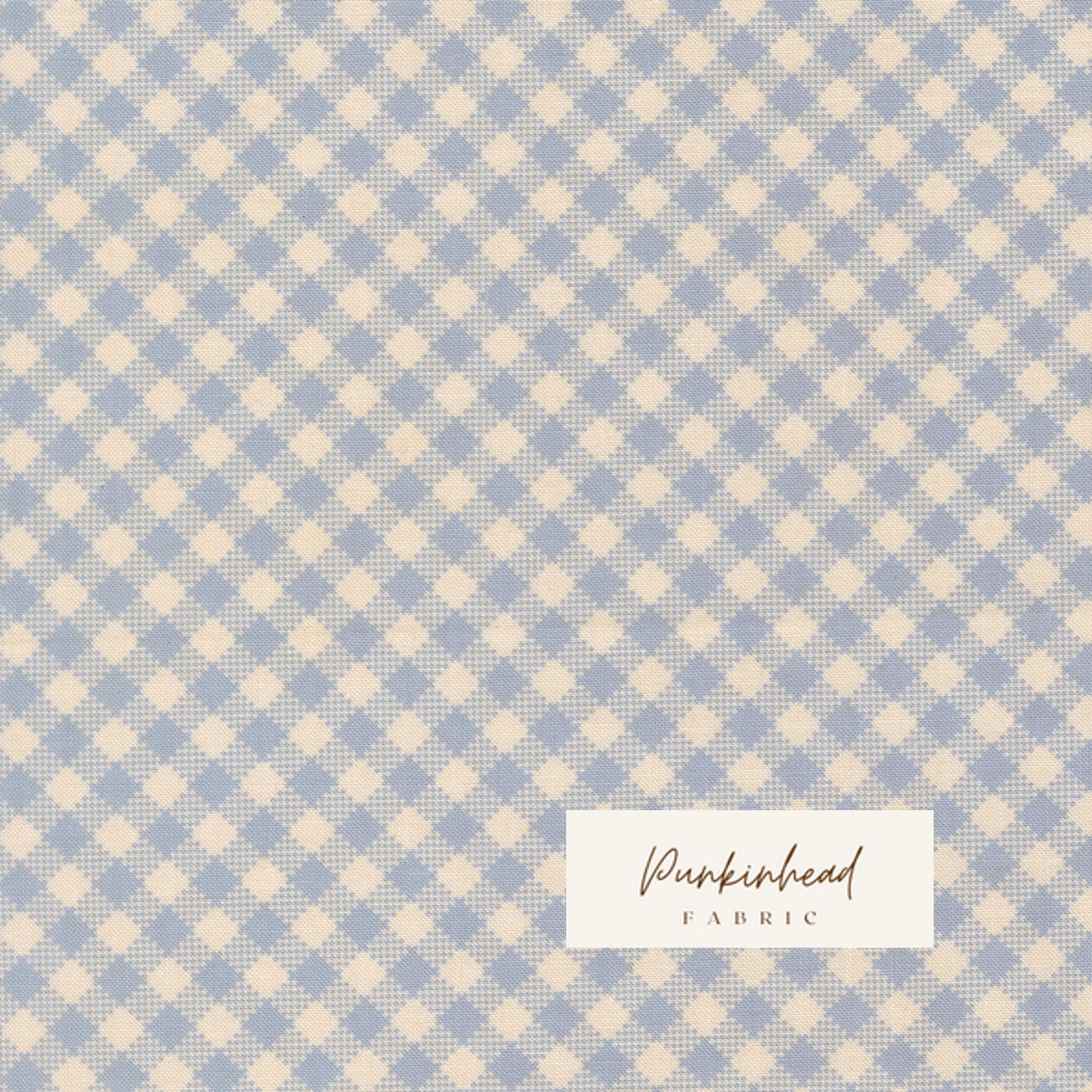 My Secret Garden Gingham Checks and Plaids Sky Blue White by Stacy Iest Hsu for Moda Cotton Quilting Fabric by Yard