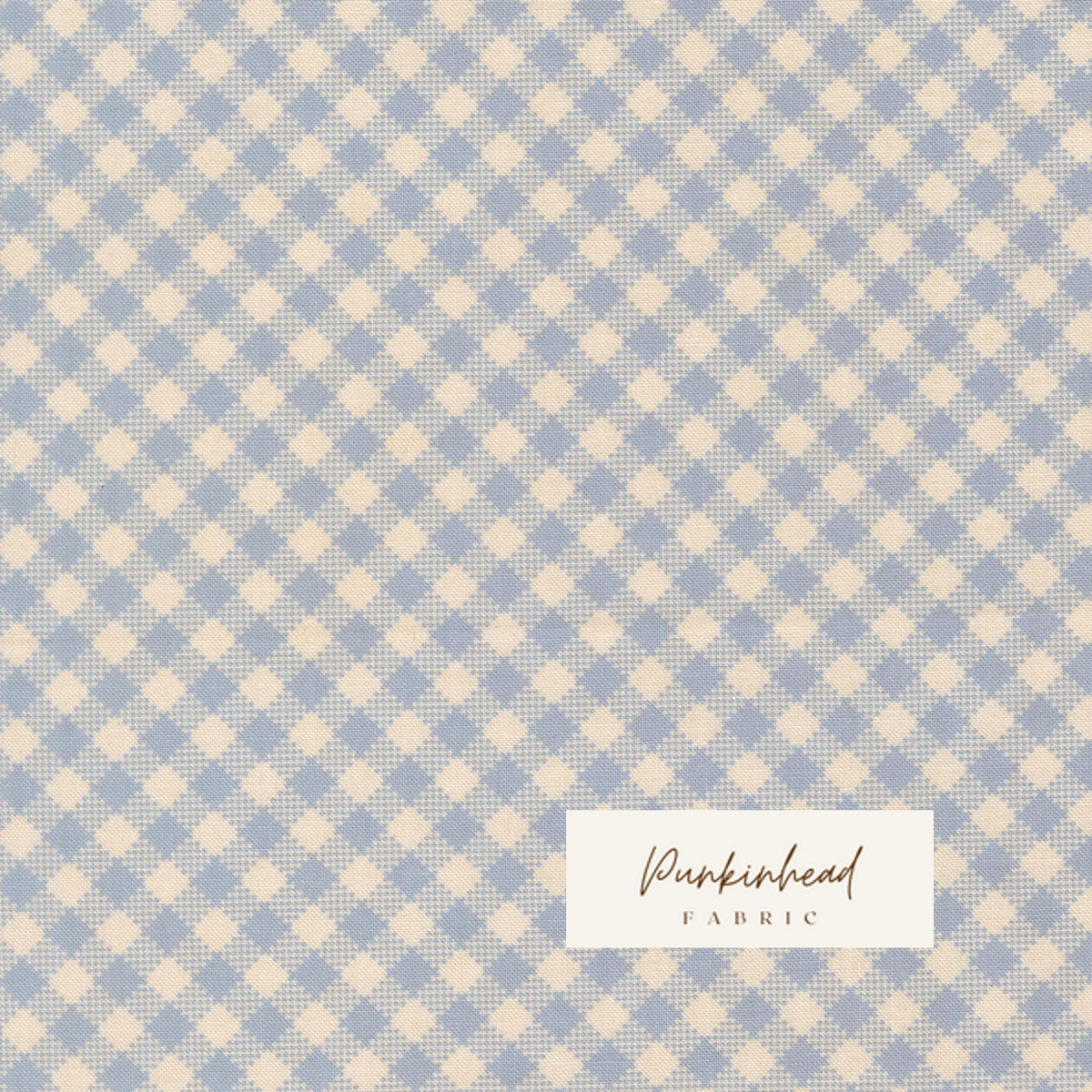 My Secret Garden Gingham Checks and Plaids Sky Blue White by Stacy Iest Hsu for Moda Cotton Quilting Fabric by Yard