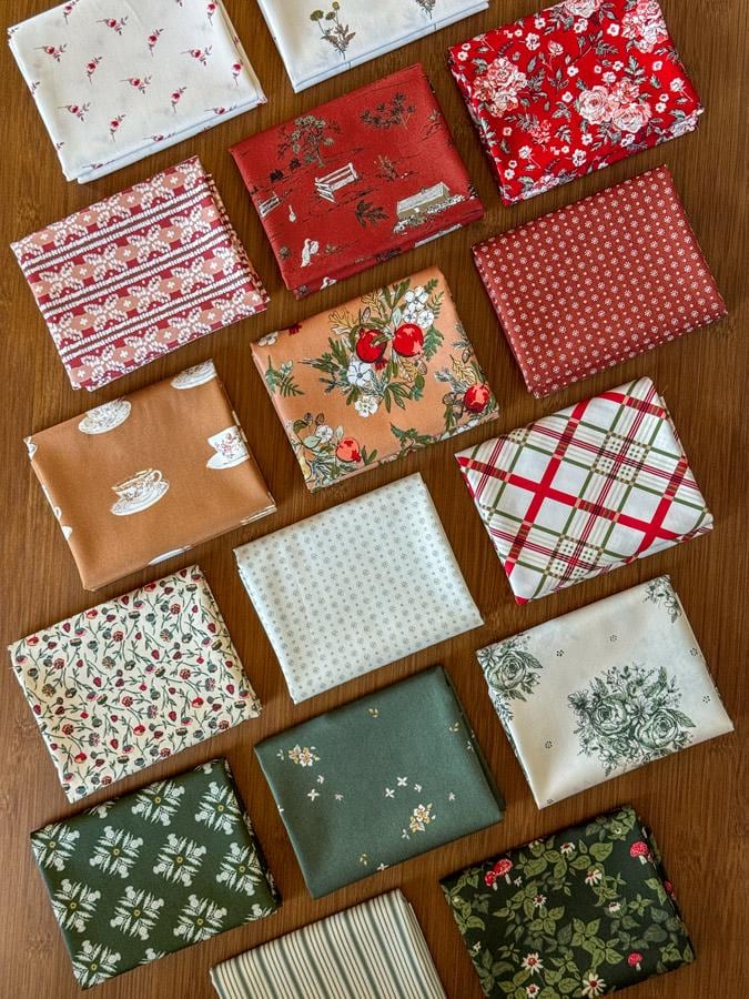 Booked for the Holidays Quilt Kit in Spruce by Heartlake Quilts Christmas Tree Forest Winter Holiday Quilt Kit - PATTERN NOT INCLUDED