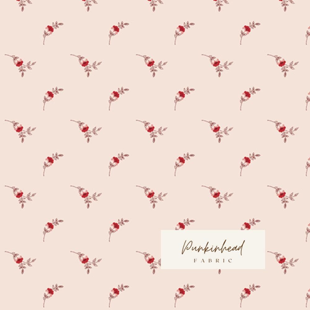 Drifting Sprig from Spruce by Sharon Holland for Art Gallery Fabrics, Floral Christmas Holiday Winter Cotton Quilting Fabric by the Yard
