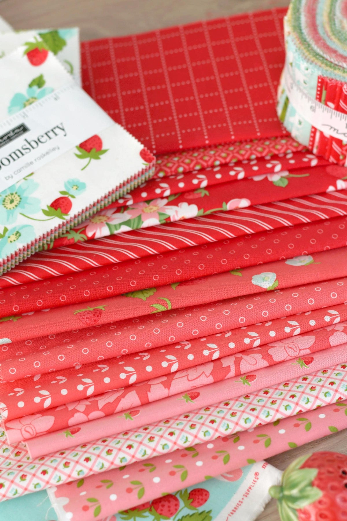 Bloomsberry In Bloom Dot Leaf Green by Camille Roskelley for Moda Cotton Quilting Fabric by yard
